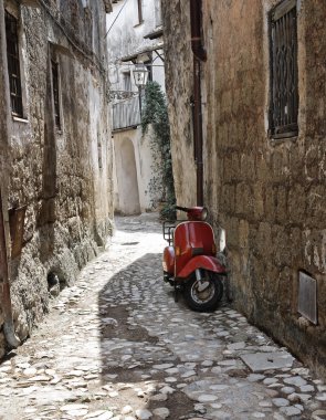 alleyway. Calcata. Lazio. İtalya.