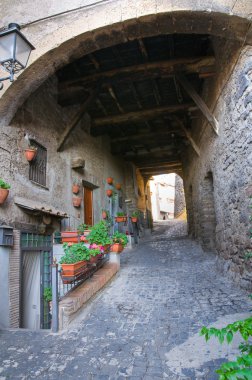 alleyway. Ronciglione. Lazio. İtalya.