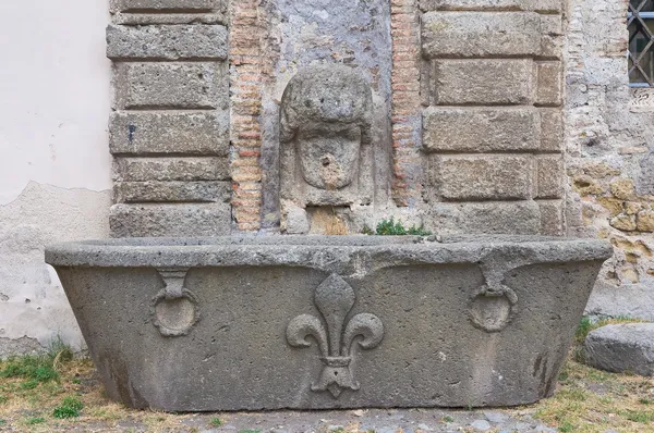 Фарнезский дворец. Капрарола. Лацио. Италия . — стоковое фото