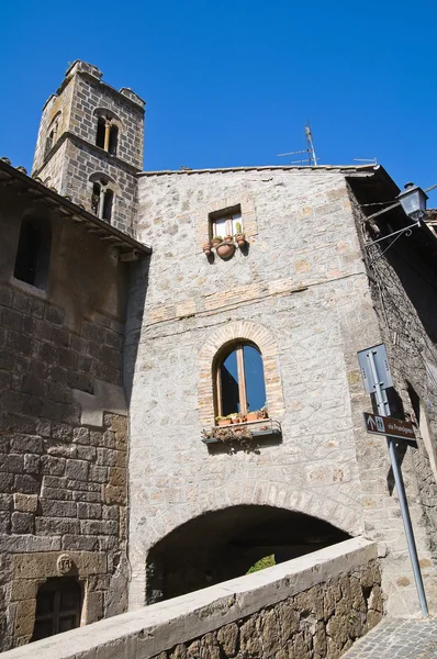 Para o beco. Ronciglione. Lazio. Itália . — Fotografia de Stock