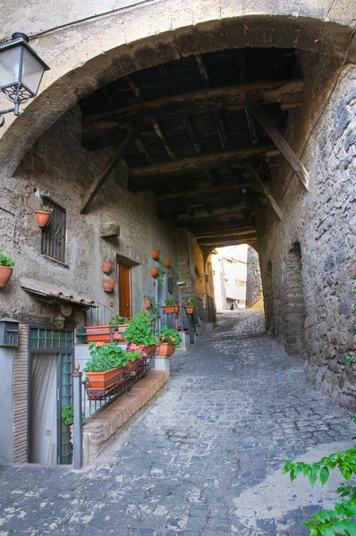 Uličky. Ronciglione. Lazio. Itálie. — Stock fotografie