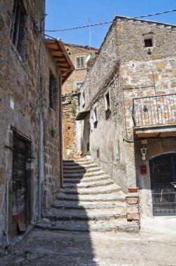 alleyway. Capranica. Lazio. İtalya.