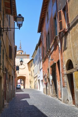 alleyway. Capranica. Lazio. İtalya.