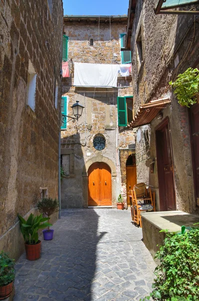 Gränd. Capranica. Lazio. Italien. — Stockfoto