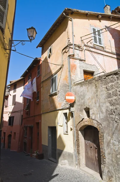 Alleyway. Ronciglione. Lazio. Italy. — Stock Photo, Image