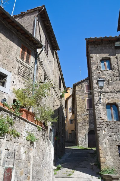 Uličky. Ronciglione. Lazio. Itálie. — Stock fotografie