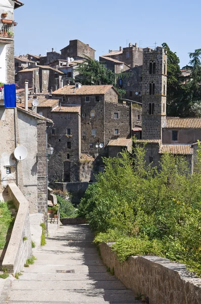 Panoramautsikt över ronciglione. Lazio. Italien. — Stockfoto