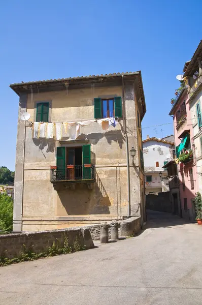 Steegje. Soriano nel cimino. Lazio. Italië. — Stockfoto