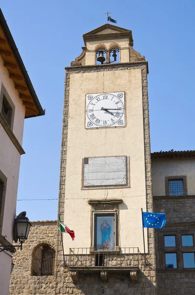 Palazzo del Municipio. Vitorchiano. Lazio. Italia . — Foto Stock