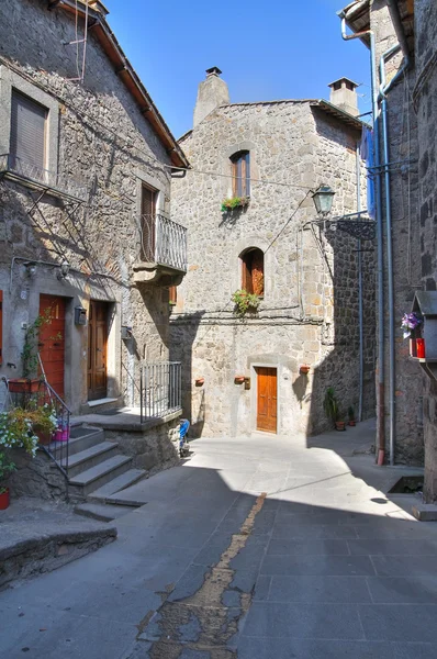 Alleyway. Vitorchiano. Lazio. Italy. — Stock Photo, Image