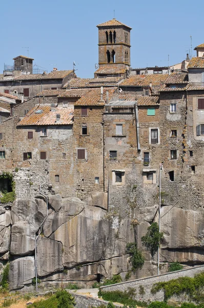 Panoramatický pohled na vitorchiano. Lazio. Itálie. — Stock fotografie