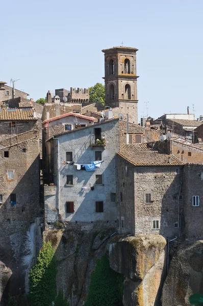 Panoramisch zicht op vitorchiano. Lazio. Italië. — Stockfoto