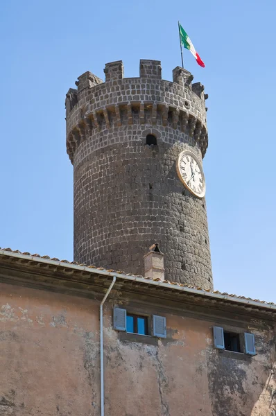Bagnaia kulesi. Lazio. İtalya. — Stok fotoğraf