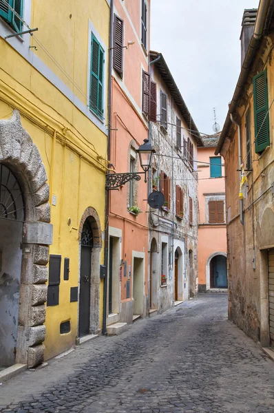 小巷。civita 卡斯泰拉纳。拉齐奥。意大利. — 图库照片