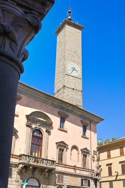 Palast des Podestes. viterbo. Latium. Italien. — Stockfoto