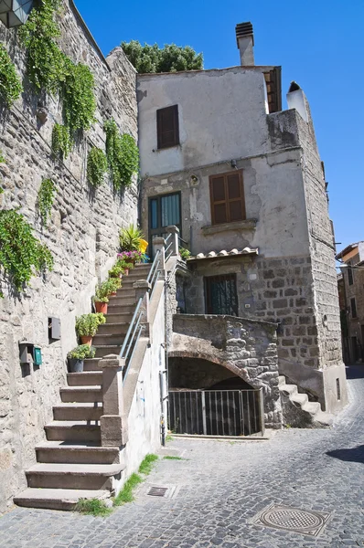 Folyosóját. Viterbo. Lazio. Olaszország. — Stock Fotó