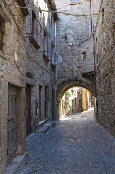 Vicolo. Viterbo. Lazio. Italia . — Foto Stock