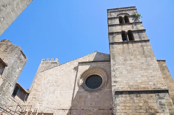 Kościół st. pancrazio. Tarquinia. Lazio. Włochy. — Zdjęcie stockowe