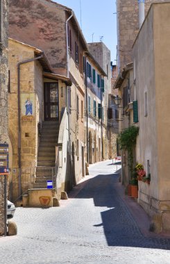 alleyway. Tarquinia. Lazio. İtalya.