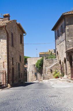 alleyway. Tarquinia. Lazio. İtalya.