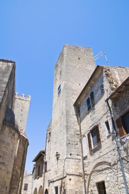 alleyway. Tarquinia. Lazio. İtalya.