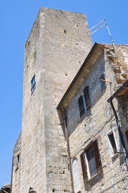 alleyway. Tarquinia. Lazio. İtalya.