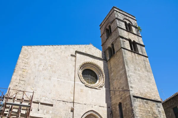 Kostel svatého pancrazio. Tarquinia. Lazio. Itálie. — Stock fotografie