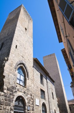 Saray önceden. Tarquinia. Lazio. İtalya.