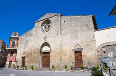 Aziz giovanni battista Kilisesi. Tarquinia. Lazio. İtalya.
