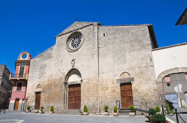 Kerk van st. giovanni battista. Tarquinia. Lazio. Italië. — Stockfoto