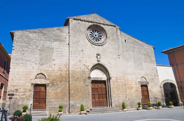 Aziz giovanni battista Kilisesi. Tarquinia. Lazio. İtalya. — Stok fotoğraf