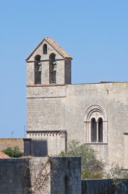 castello Kilisesi St maria. Tarquinia. Lazio. İtalya.