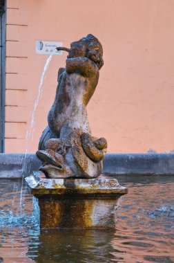 poggio Çeşmesi. Tuscania. Lazio. İtalya.