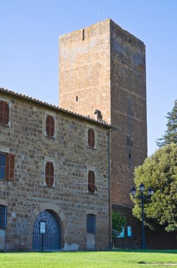 lavello park kulesi. Tuscania. Lazio. İtalya.