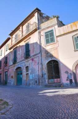 alleyway. Tuscania. Lazio. İtalya.