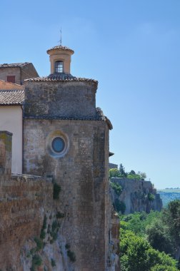 orvieto panoramik manzaralı. Umbria. İtalya.
