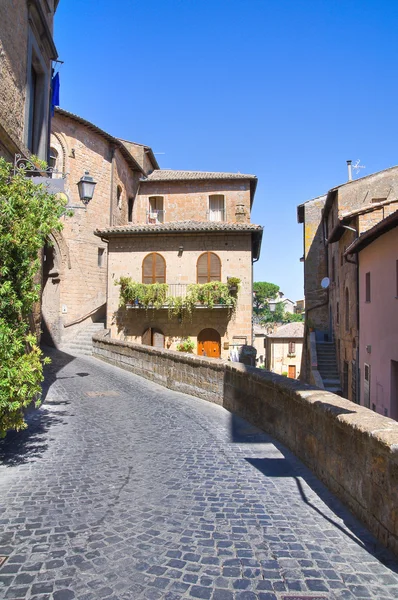 Aleja. Orvieto. Umbria. Włochy. — Zdjęcie stockowe