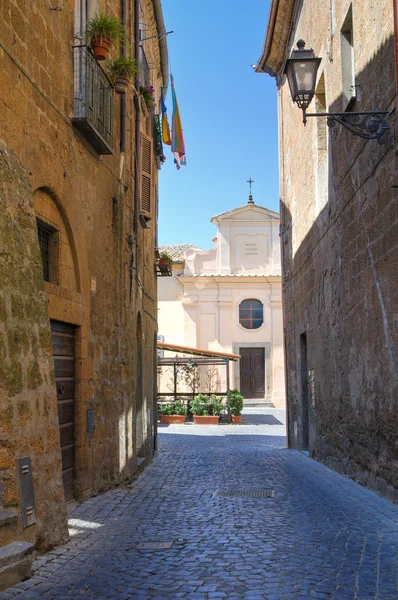 Alleyway. Orvieto. Umbria. İtalya. — Stok fotoğraf