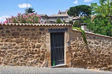 alleyway. Orvieto. Umbria. İtalya.