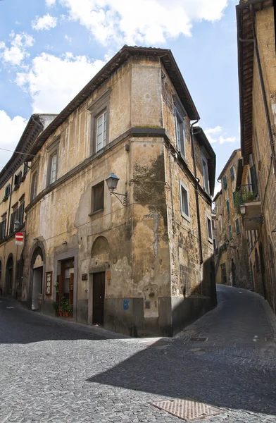 Alleyway. Orvieto. Umbria. Italy. — Stock Photo, Image