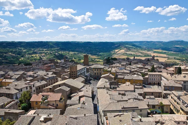 Panoramatický pohled na orvieto. Umbrie. Itálie. — Stock fotografie