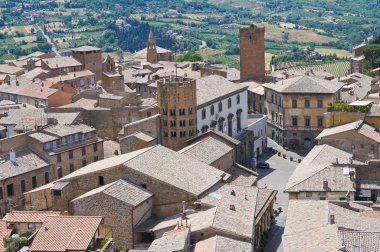 orvieto panoramik manzaralı. Umbria. İtalya.