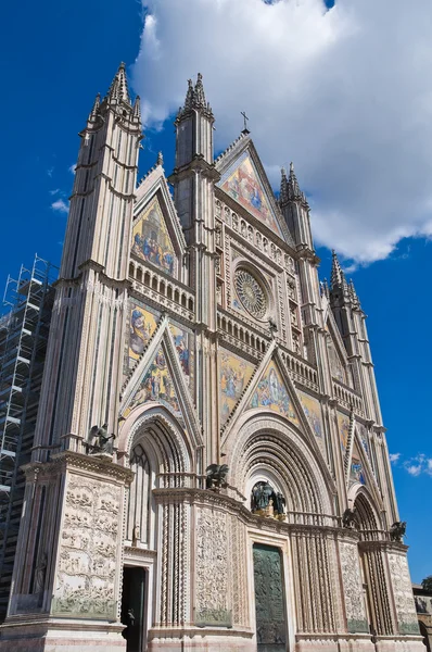 Katedralen i orvieto. Umbrien. Italien. — Stockfoto