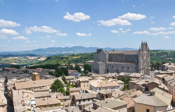 Orvieto panoramik manzaralı. Umbria. İtalya. — Stok fotoğraf