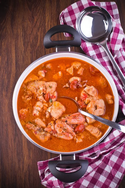 Zuppa di pesce. — Foto Stock