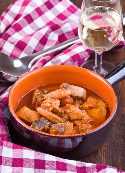 Sopa de peixe. — Fotografia de Stock