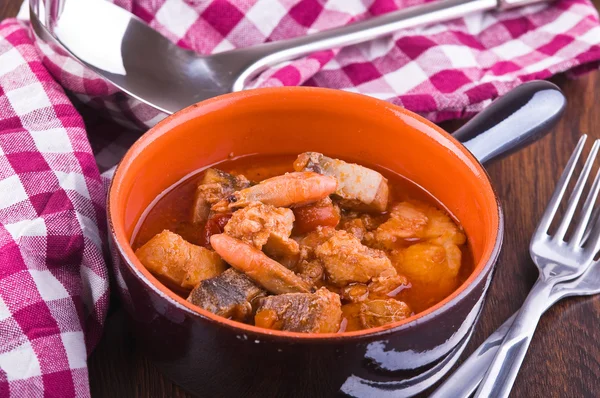 Sopa de pescado. —  Fotos de Stock