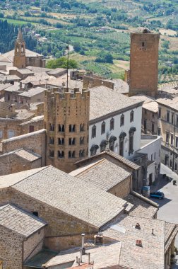 orvieto panoramik manzaralı. Umbria. İtalya.