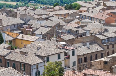 orvieto panoramik manzaralı. Umbria. İtalya.