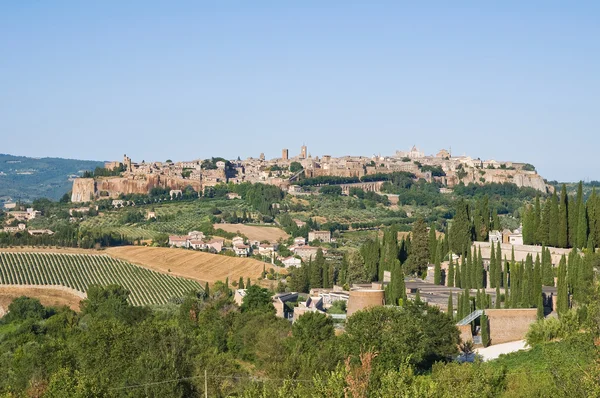 Panoramatický pohled na orvieto. Umbrie. Itálie. — Stockfoto